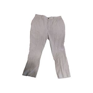 New Alan Flusser Seersucker Men's 32x30 Blue/White Striped